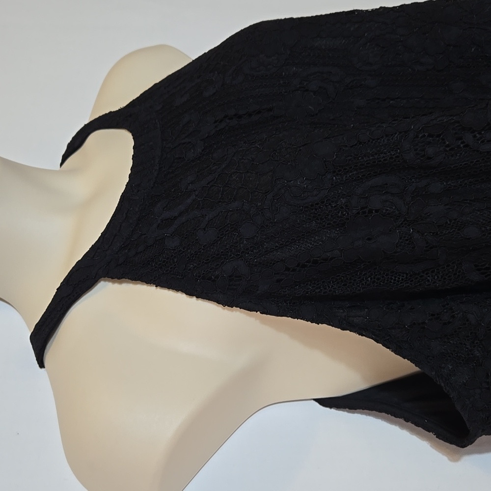 Torrid Black Lace Goddess Mock Neck Top Size 3 / 3X Whimsigoth Romantic Feminine - Picture 10 of 16